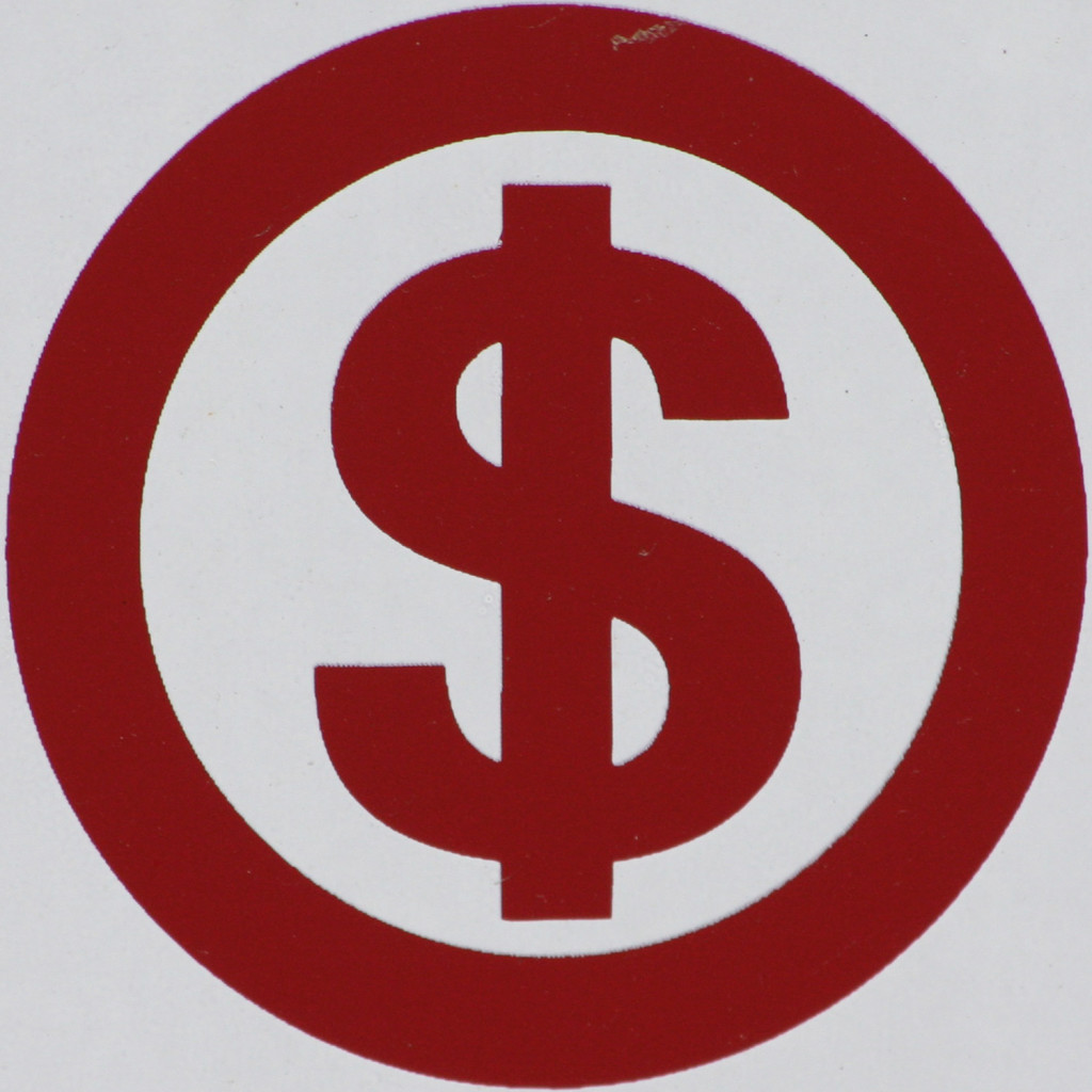 red dollar sign in red circle